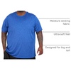 image:image3 Pack Mens Big and Tall Dry Fit T Shirts Workout Gym Athletic Crew TeeShort Sleeve  Set 11