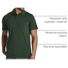 image:image3 Pack Mens Dry Fit Polo Shirt Short Sleeve Performance Golf Work CasualSet 1