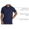 image:image3 Pack Mens Dry Fit Polo Shirt Short Sleeve Performance Golf Work CasualSet 3