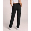 image:image3 Pack Womens Fleece Cargo Pants Sweatpants Casual Baggy Lounge PocketsSolid Black  Solid Black  Solid Black