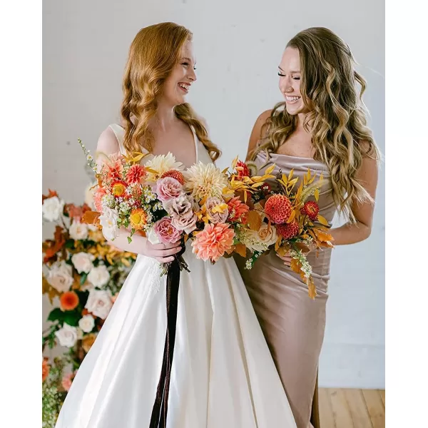 Youjiayi Spaghetti Straps Bridesmaid Dresses with Slit Velvet Formal Dresses for Women Sleeveless Evening Gowns YJY90Yellow Green