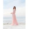 imageYoujiayi Long Sleeve Chiffon Bridesmaid Dresses for Women Simple V Neck Formal Dresses Side Split Evening Party GownsYellow
