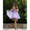imageYoujiayi 3D Butterfly Homecoming Dresses Sparkly Floral Tulle DAMA Dresses for Quinceanera Sequin Short Prom Dress for TeensDeep Burgundy