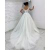 imageYoujiayi Elegant Lace Tulle Wedding Dresses for Women Off The Shoulder Bridal Gown with Train Puffy Long Wedding GownIvory
