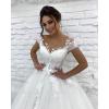 imageYoujiayi Elegant Lace Tulle Wedding Dresses for Women Off The Shoulder Bridal Gown with Train Puffy Long Wedding GownRed
