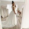 imageYoujiayi Off Shoulder Wedding Dresses for Bride Lace Appliques Bridal Dresses with Train Princess Tulle Wedding Ball GownBlush Pink
