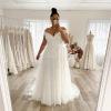 imageYoujiayi Off Shoulder Wedding Dresses for Bride Lace Appliques Bridal Dresses with Train Princess Tulle Wedding Ball GownBlush Pink
