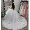 imageYoujiayi Off Shoulder Wedding Dresses for Bride Lace Appliques Bridal Gown for Women Princess A Line Wedding Ball GownLight Blue