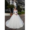 imageYoujiayi Princess 34 Sleeve Wedding Dresses for Bride Puffy Lace Tulle Bridal Gown Off Shoulder Wedding Gowns with TrainIvory