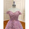 imageYoujiayi Off Shoulder Floral Homecoming Dresses for Teens Lace Beaded Short Prom Dress Puffy Tulle Mini Cocktail GownBerry