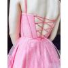 imageYoujiayi Ruffle Tulle Homecoming Dresses for Teens Sparkly Lace Short Prom Dress Spaghetti Strap DAMA Dress for WomenYellow Dark