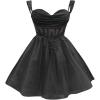 imageYoujiayi 3D Floral Short Homecoming Dress for Teens Sparkly Lace DAMA Dresses for Quinceanera Off Shoulder Beaded Ball GownBlack