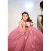 imageYoujiayi 3D Floral Quinceanera Dresses with Bow Off Shoulder Beaded Sweet 16 Dresses Puffy Lace Appliques Long Ball GownLight Mint