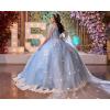 imageYoujiayi Princess Off Shoulder Quinceanera Dresses with Cape Puffy Tulle Sweet 16 Dress Lace Beaded Ball Gown with TrainYellow Dark
