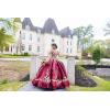 imageYoujiayi Sparkly Sequin Quinceanera Dresses Gold Appliques Ball Gowns Off Shoulder Beaded Sweet 16 Dresses for WomenLight Pink