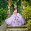 imageYoujiayi 3D Floral Quinceanera Dresses with Bow Sparkly Beaded Sequin Ball Gown Ruffles Off Shoulder Lace Sweet 16 DressesFuchsia