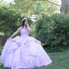imageYoujiayi 3D Floral Quinceanera Dresses with Bow Sparkly Beaded Sequin Ball Gown Ruffles Off Shoulder Lace Sweet 16 DressesFuchsia