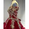 imageYoujiayi Off Shoulder Quinceanera Dresses Puffy Tulle Ball Gowns for Women Gold Appliques Sweet 16 DressesTeal