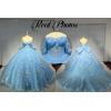 imageYoujiayi Princess Off Shoulder Quinceanera Dresses Puffy Tulle Sweet 16 Dress with Train Lace Beaded Ball Gowns with BowRed