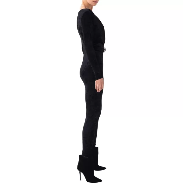 Ronny Kobo Womens Rhodes BodysuitJet Black