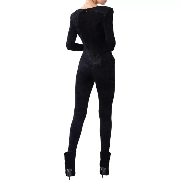 Ronny Kobo Womens Rhodes BodysuitJet Black