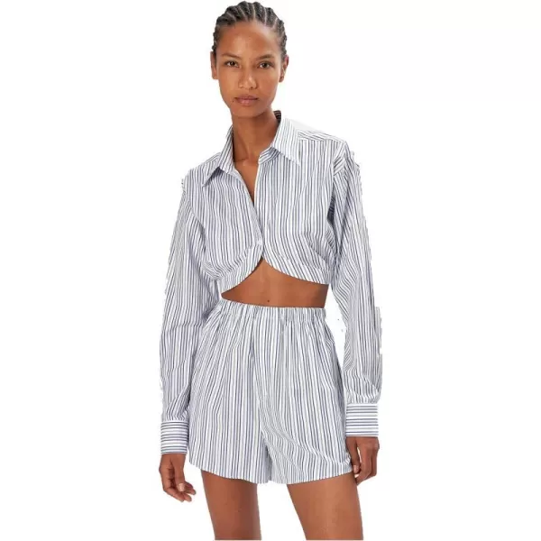 Ronny Kobo womens Jaymee ShortBlue White Stripe