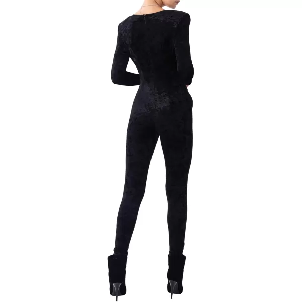 Ronny Kobo Womens Rhodes BodysuitBodysuitJet Black