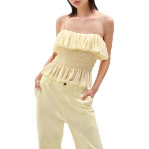 imageRonny Kobo Womens Strappy Alexi TopPastel Yellow