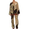 imageRonny Kobo Womens Animal Print Long Sleeve Valentina TopMulti
