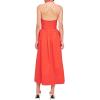 imageRonny Kobo Womens Cotton Poplin Filippa Long DressFiery Red
