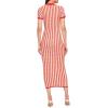 imageRonny Kobo Womens Polo Quinlan Knit Maxi DressCherry Multi