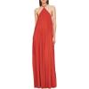 imageRonny Kobo Womens Halter Crystal Maxi DressRust