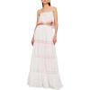 imageRonny Kobo Womens Lace and Cotton Maxi Garda SkirtIvory