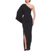 imageRonny Kobo Womens One Shoulder Kallista Maxi DressBlack
