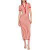 imageRonny Kobo Womens Polo Quinlan Knit Maxi DressCherry Multi