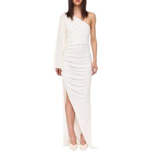 imageRonny Kobo Womens One Shoulder Kallista Maxi DressWhite