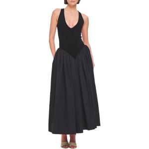 imageRonny Kobo Womens Poplin Sirinda Maxi DressBlack