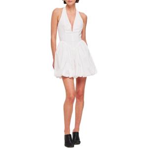 imageRonny Kobo Womens Poplin Tuberose Mini DressWhite