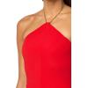 imageRonny Kobo Womens Halter Cerva Mini DressFiery Red