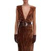 imageRonny Kobo Womens Hayley Maxi Velvet DressCaramel