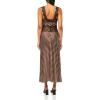 imageRonny Kobo Womens Holiday Maxi DressBrown Ecru