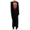 imageRonny Kobo Womens Murphy Open Back Maxi DressJet Black