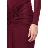 imageRonny Kobo Womens Scorpio Longsleeve Jersey Maxi DressOxblood