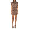 imageRonny Kobo Womens Antares Mini DressBrown Ecru