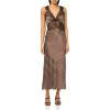 imageRonny Kobo Womens Holiday Maxi DressBrown Ecru