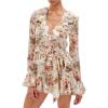 imageRonny Kobo Womens Longsleeve Print Palmero DressMuted Floral