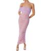 imageRonny Kobo Womens Lucia Mesh DressLavenderSherbert