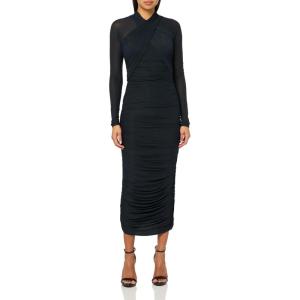 imageRonny Kobo Womens Afra Maxi Long Sleve DressNavy