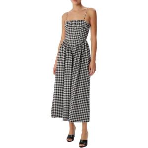 imageRonny Kobo Womens Barrett Gingham Maxi DressBlackWhite