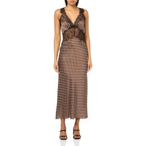 imageRonny Kobo Womens Holiday Maxi DressBrown Ecru